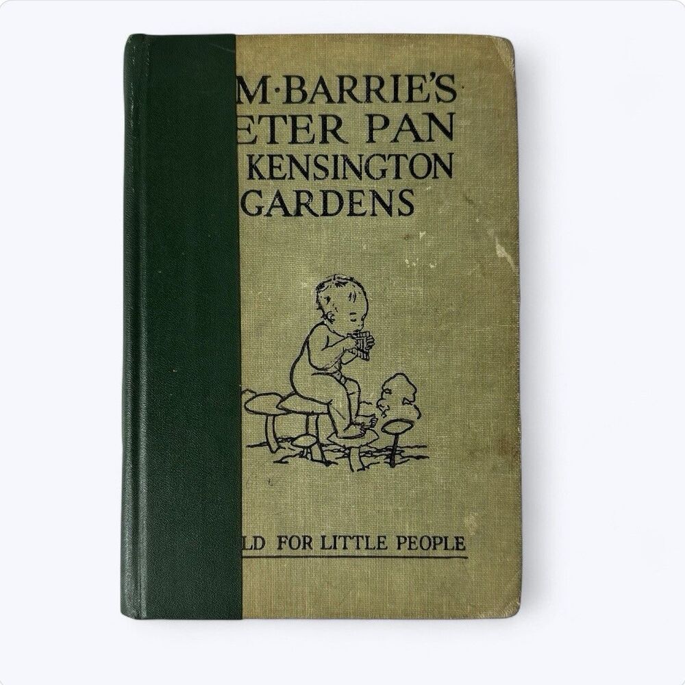 Peter Pan‎ In Kensington Gardens HC Book JM Barrie May Byron Vintage 1958 Read